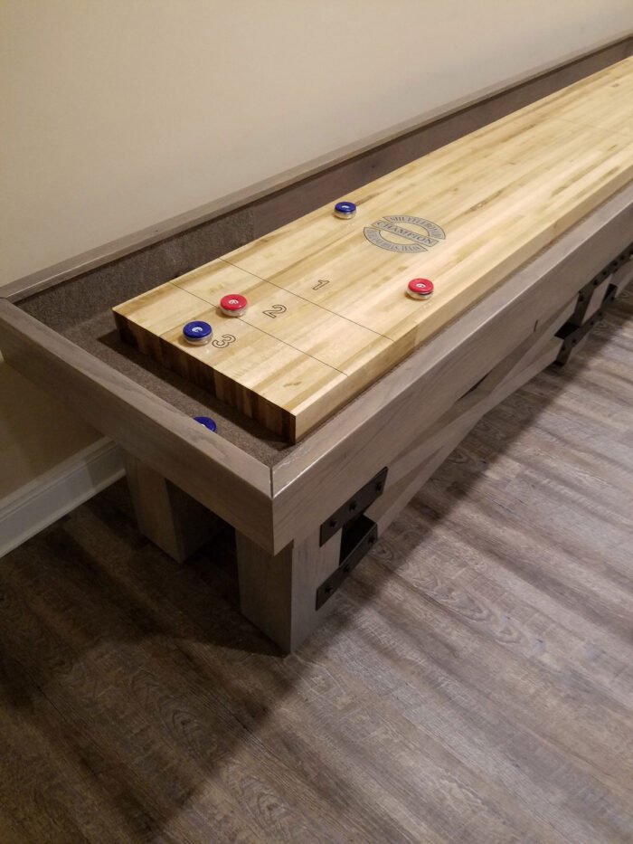 Champion Rustic 9' Shuffleboard Table - Image 4