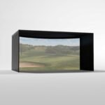 Curved Golf Simulator Enclosure Kit with Impact Screen - Image 8