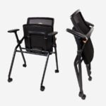 Triton Folding Poker Chairs With Wheels - Image 2
