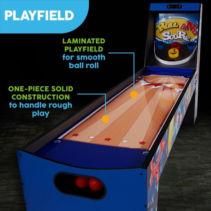 7.3 Ft. Roll and Score Compact Arcade Game, Blue by - Image 4