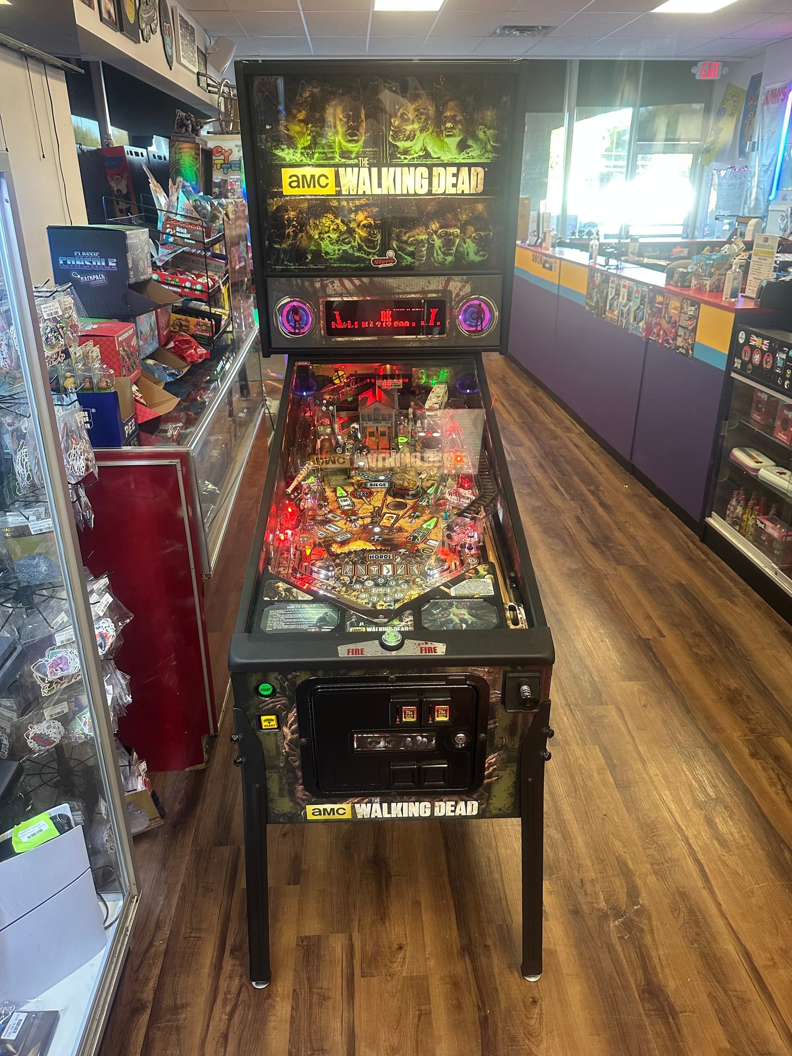 917B6D19-6E1A-4A37-ADC7-3F9697F9059F Stern Pinball LOADED The Walking Dead Premium Pinball - Image 1