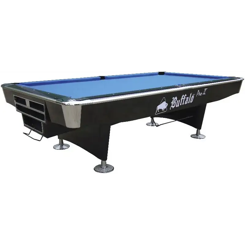 9200.729_9ft-Buffalo-Pro-II-Pool-Black-Ball-Return25 Buffalo Pro II 9ft Pool Table In Black Gloss With Ball Return System - Image 1
