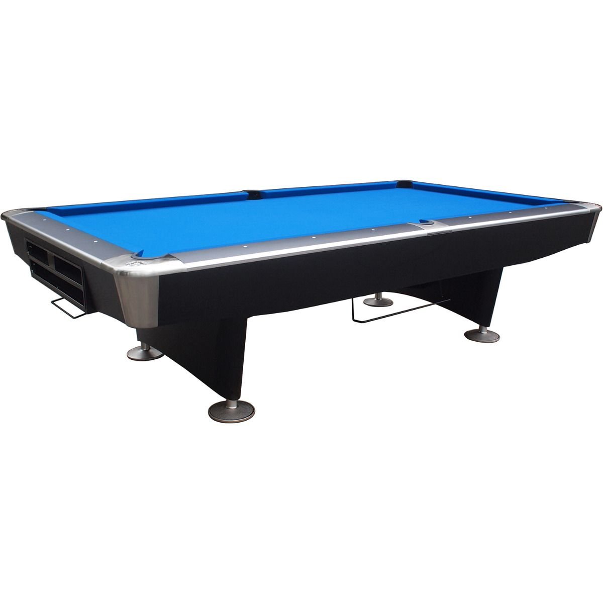 9200.759_main Buffalo Pro II 9ft Pool Table In Black Gloss With Drop Pockets - Image 1