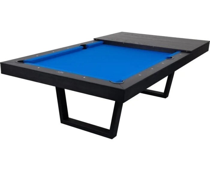 Buffalo Harlem 8ft American Pool Table With Dinning Top Conversion - Black Ash - Image 4