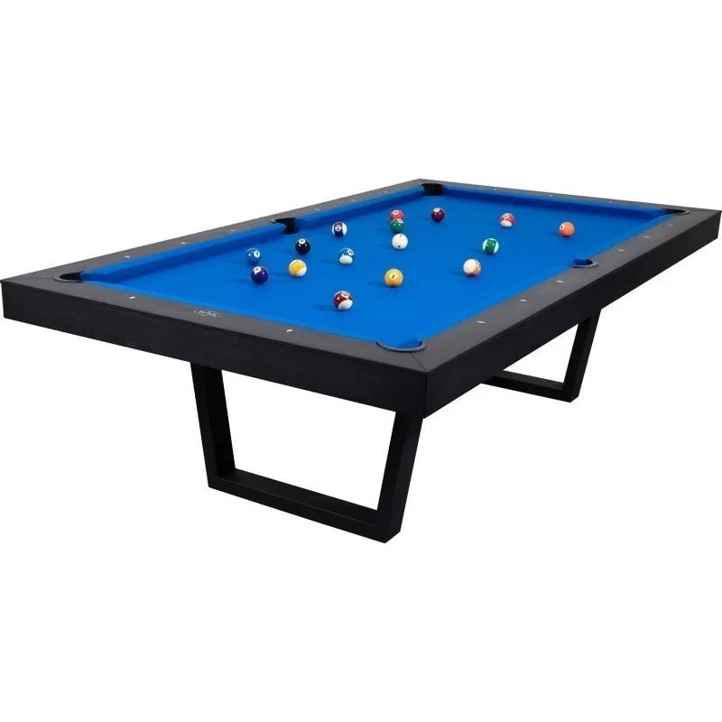 9203.257_4_e00aca5d-9534-4f1f-8f2b-7f295ea31a62 Buffalo Harlem 8ft American Pool Table With Dinning Top Conversion - Black Ash - Image 1