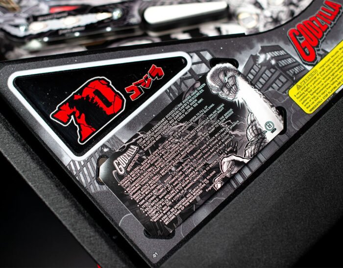 Godzilla 70th Anniversary Premium Pinball Machine - Image 8