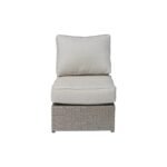 Outdoor Wicker Sectional With Weather Resistant Cushions And Table - Image 26