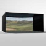 Curved Golf Simulator Enclosure Kit with Impact Screen - Image 23