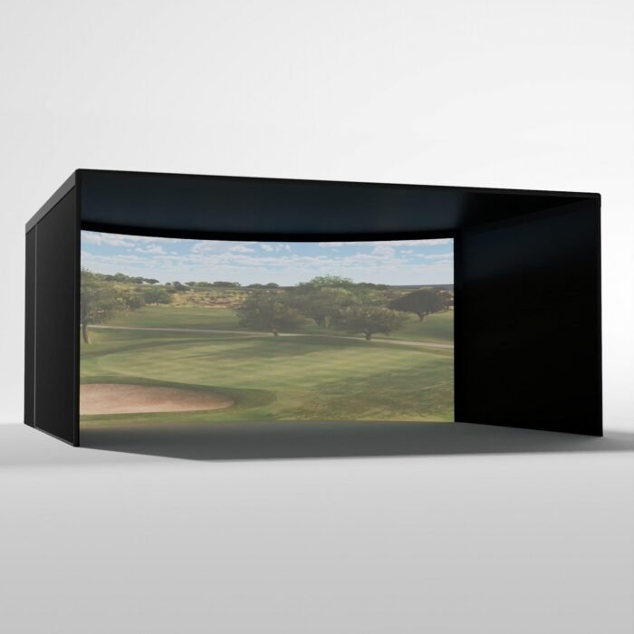 Curved Golf Simulator Enclosure Kit with Impact Screen - Image 6