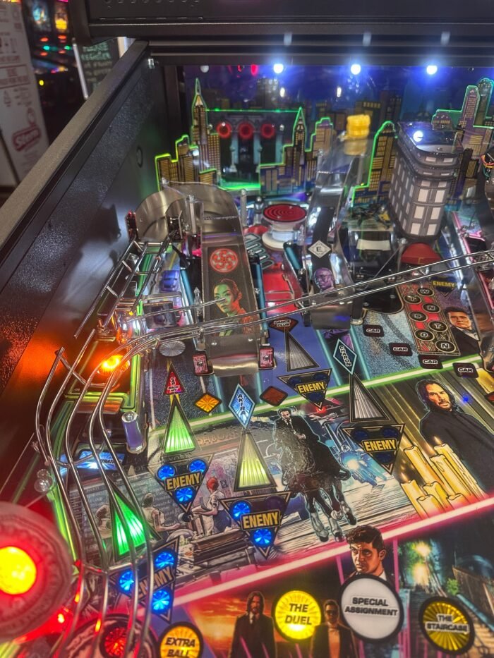 Stern Pinball John Wick Pro Pinball Machine with Upgrades - Image 17
