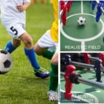 Table Soccer Arcade Game: Table Soccer Table - A match sized soccer table with 2 balls and 2 beverage racks - Image 7
