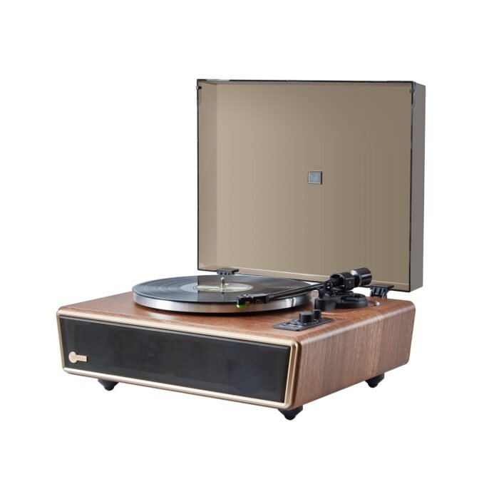 Huygens Bluetooth Record Player with Built-in Speakers - Image 2