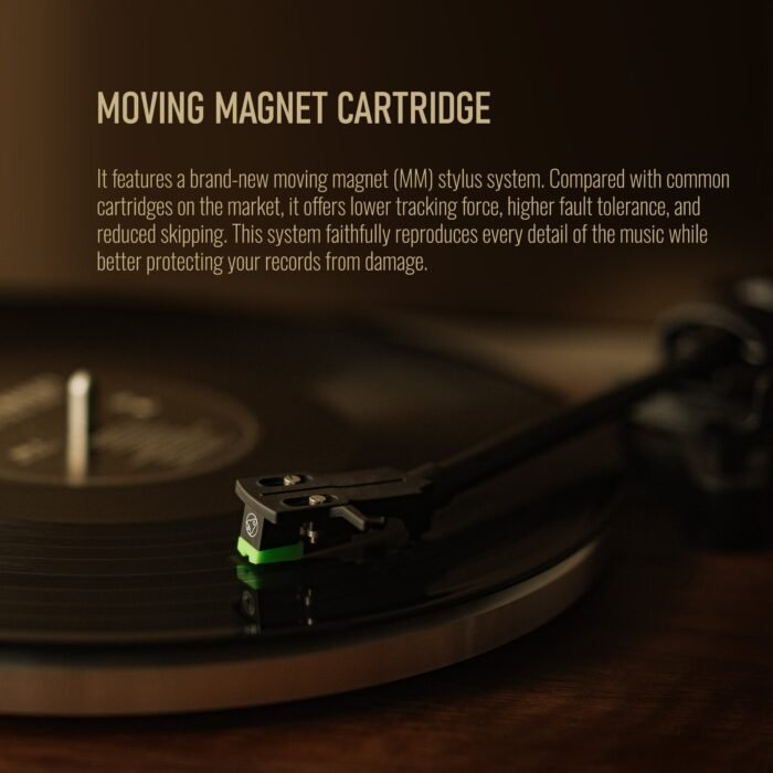 Huygens Bluetooth Record Player with Built-in Speakers - Image 8