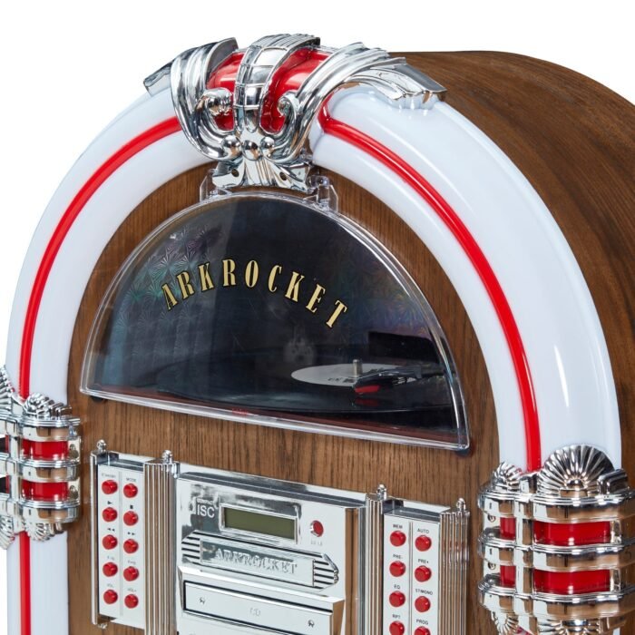 Taurus II Mid-Size Jukebox - Oak - Image 6