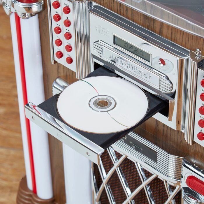 Taurus II Mid-Size Jukebox - Oak - Image 7