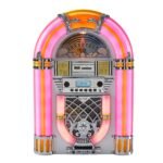 Arkrocket Athena Mini Jukebox - White/Pink