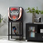Boston Tabletop Jukebox Record Player Entertainment System - Image 10
