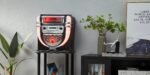 Boston Tabletop Jukebox Record Player Entertainment System - Image 3