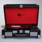 Curiosity III Suitcase Bluetooth Turntable - Black Red - Image 10