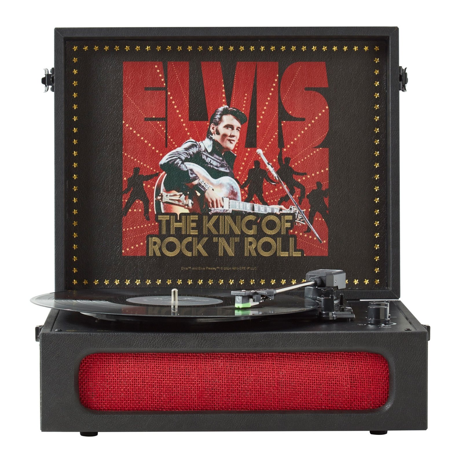 ARCP01-EP68-2000-02 Arkrocket x Elvis Presley Coryphaeus Bluetooth Portable Record Player - Image 1