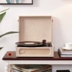 Coryphaeus Flora Engraved Bluetooth Portable Record Player - Image 7