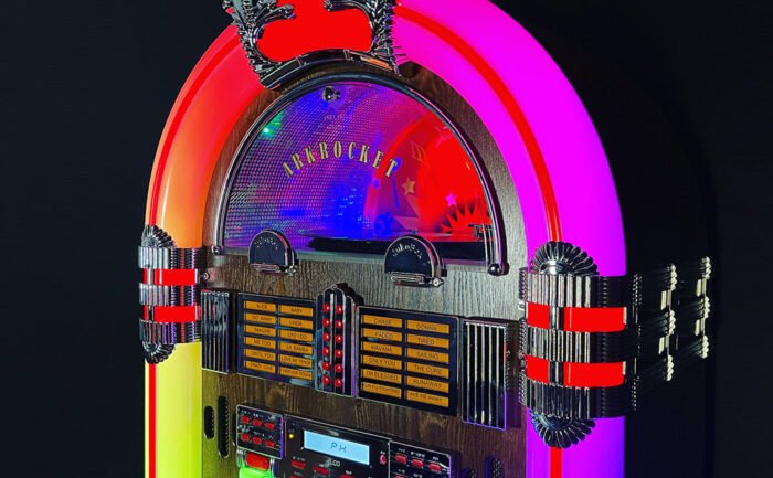 Saturn V Full Size Bluetooth Vinyl Record Jukebox - Image 8