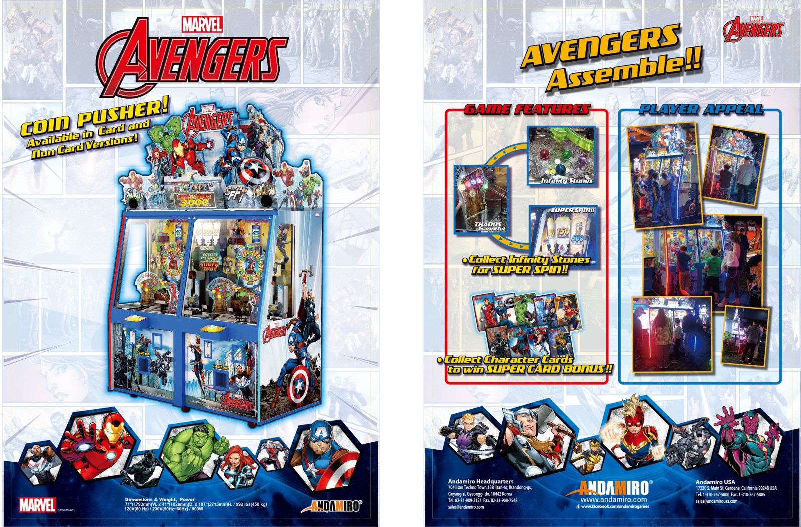AVENGERS_BROCHURE1 Andamiro Avengers (Two-Player) - Image 1
