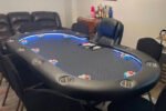 BBO Aces Pro Alpha – LED Foldable Poker Table for 10 Players - Image 5