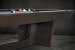 Nixon KAI 8' Slate Pool Table in Waxed Brown Finish w/ Dining Top Option - Image 8