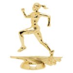 All Star Figure, Track, Female, Gold - 5"