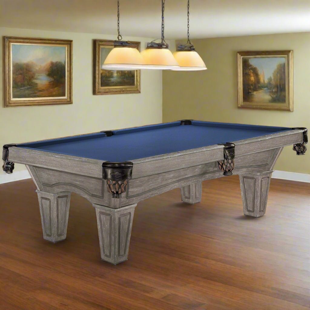 Allenton_rooms_Driftwood_41d22c30-c557-485d-97f2-ce26344f8c38 Brunswick Allenton 7ft American Pool Table with Tapered Leg - Driftwood - Image 1