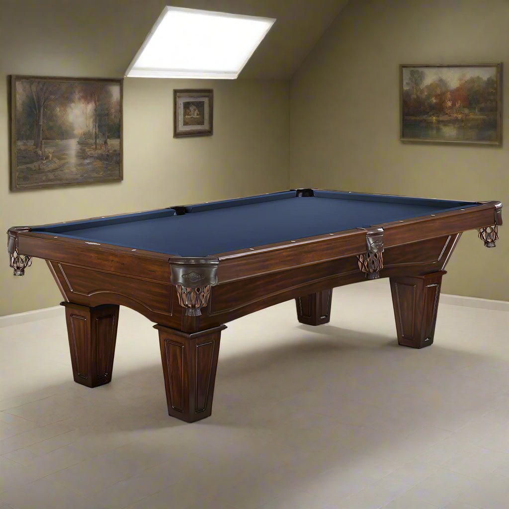 Allenton_rooms_Tuscanamain Brunswick Allenton 8ft American Pool Table with Tapered Leg - Tuscana - Image 1