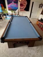 9' Antique Pool Table - Image 6