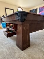 9' Antique Pool Table - Image 3