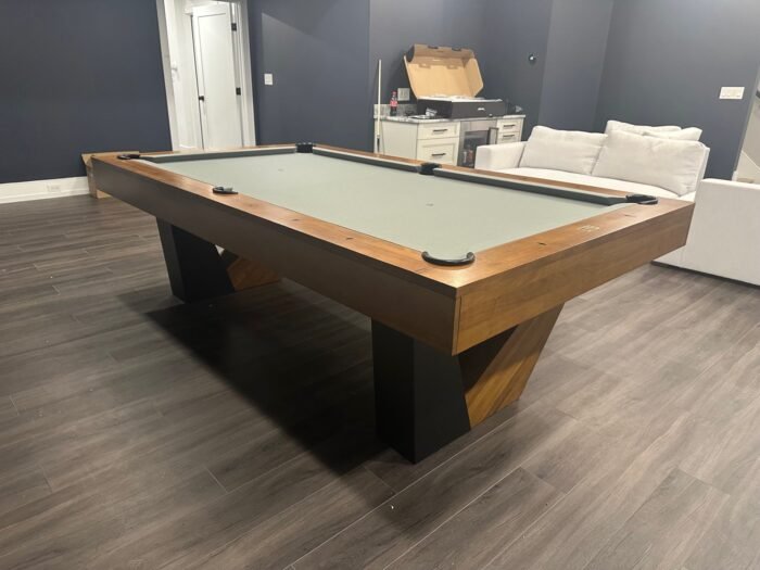 American Heritage Billiards Annex 8' Billiard Table (Brushed Walnut) - Image 2