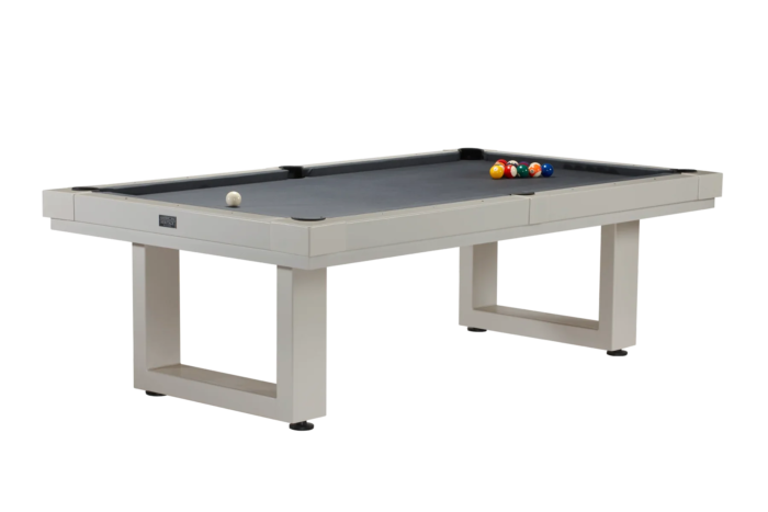 American Heritage Billiards Lanai 8' Outdoor Slate Pool Table In Oyster Grey - Image 3