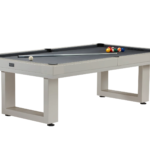 American Heritage Billiards Lanai 8' Outdoor Slate Pool Table In Oyster Grey