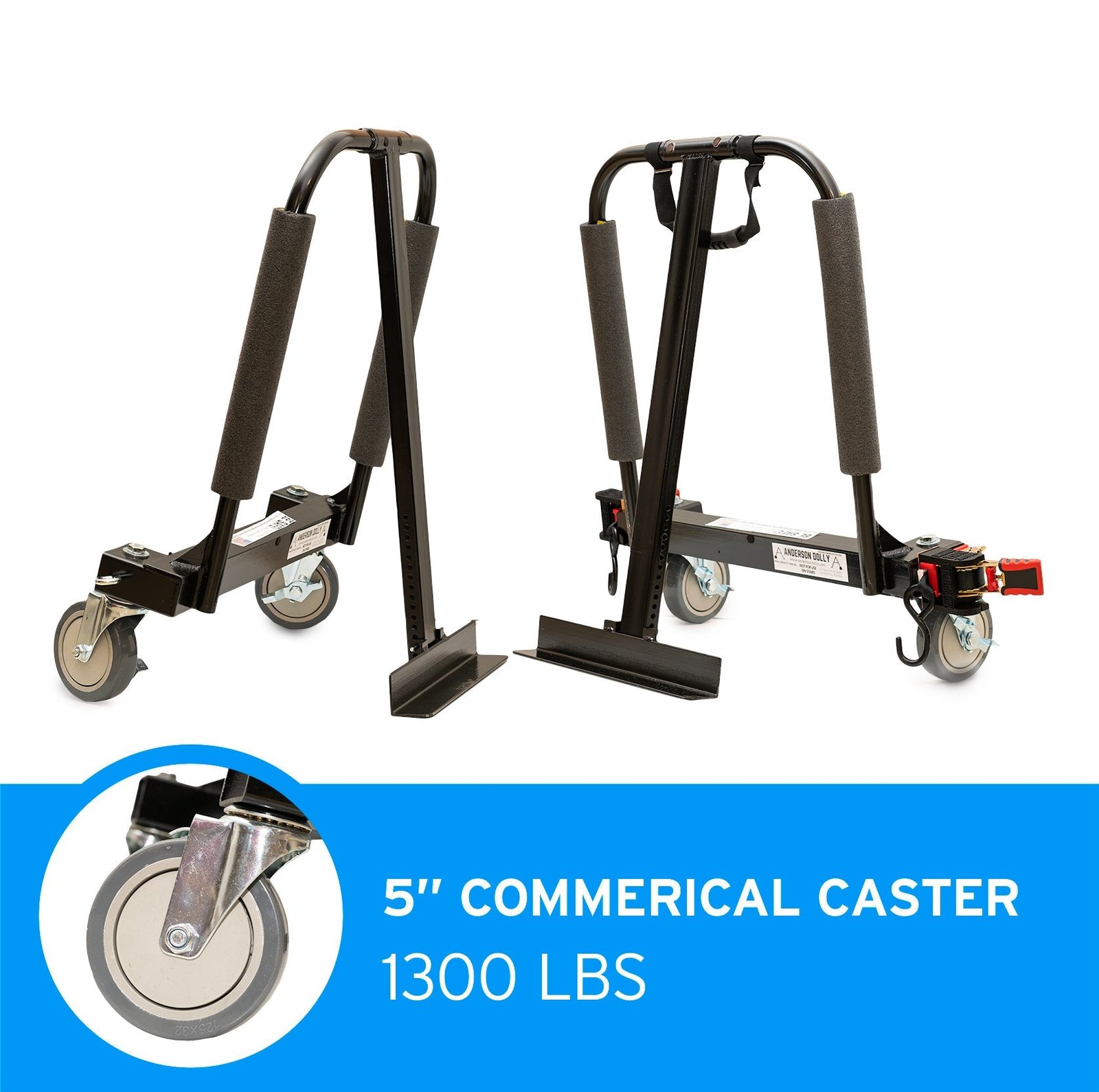 Anderson_Dolly_Commercial_Use_-_5_inch_Caster_1_300_pound_limit_Product_Image Anderson Dolly, Commercial Use - (5 inch Caster / 1,300 pound limit) - Image 1