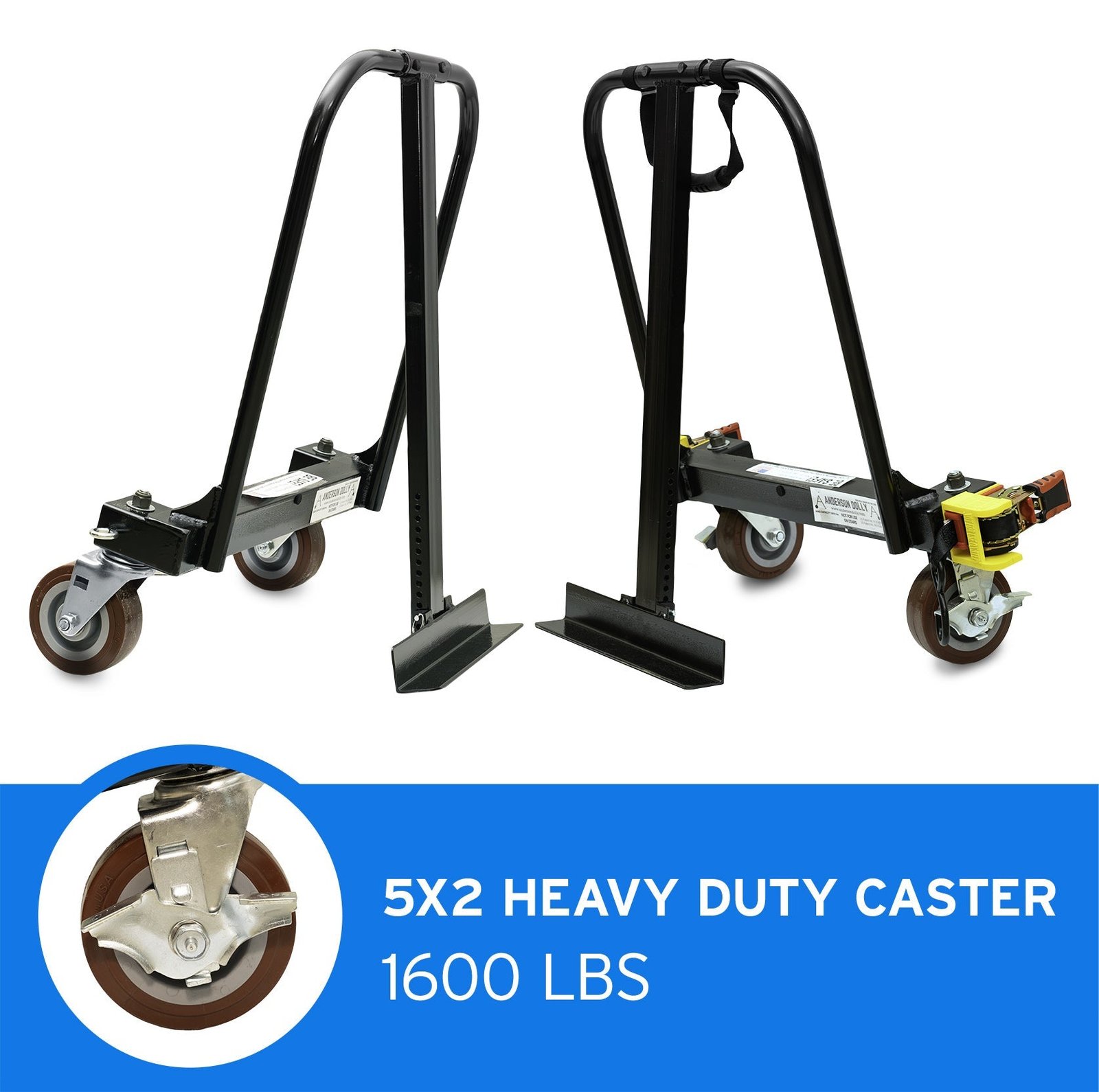 Anderson Dolly, Industrial Use - (5x2 inch Heavy Duty Caster / 1,600 pound limit) - Image 1
