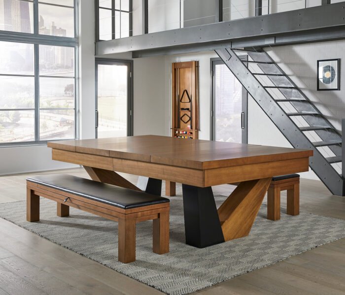 American Heritage Billiards Annex 8' Billiard Table (Brushed Walnut) - Image 9