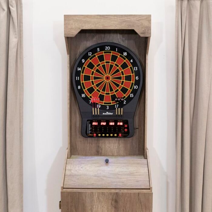 Arachnid Led Light Up Arcade Stand Up Rustic Cabinet With Cricket Pro 650 - Image 4