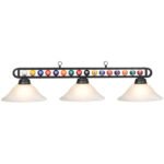 RAM Game Room 55" MB/White Billiard Ball Fixture