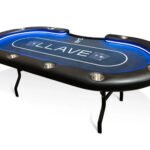 BBO Aces Pro Alpha – LED Foldable Poker Table for 10 Players