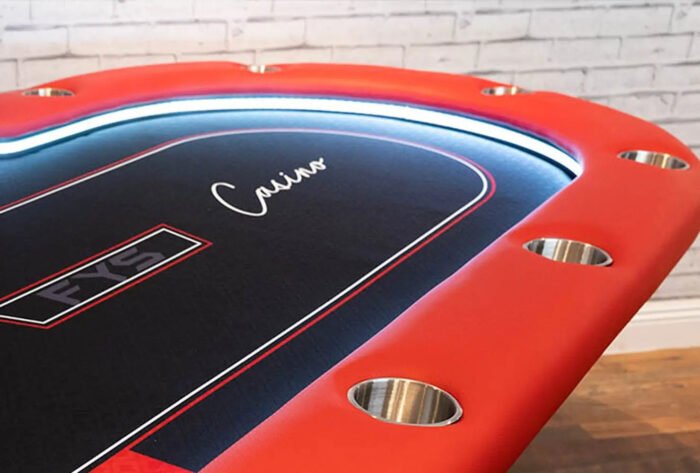 BBO Aces Pro Alpha – LED Foldable Poker Table for 10 Players - Image 8