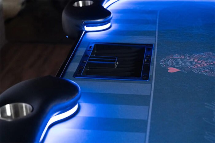 BBO Lumen HD – 10 Player LED Dealer Poker Table - Image 6