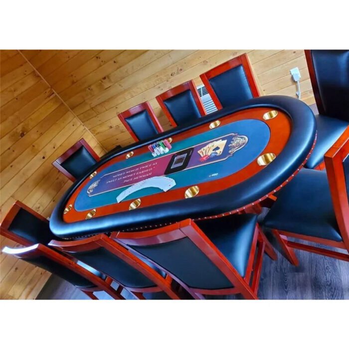 BBO Rockwell Convertible Poker & Dining Table – 10 Player - Image 3