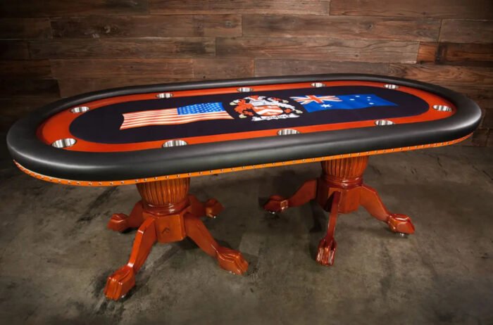 BBO Rockwell Convertible Poker & Dining Table – 10 Player - Image 8