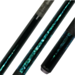 Genuine Abalone 6 Pt Leather Lore Wrap Bull Carbon Butt Only - Image 2