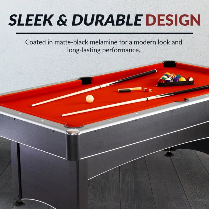 Hathaway Maverick 7-ft Pool Table – Billiards & Table Tennis - Image 10