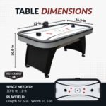 Hathaway Silverstreak 6-ft Air Hockey Table - Image 2